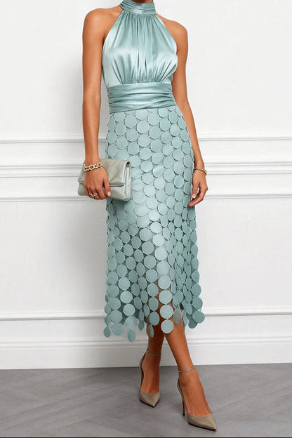 Celine | Élégante robe midi pour cérémonies