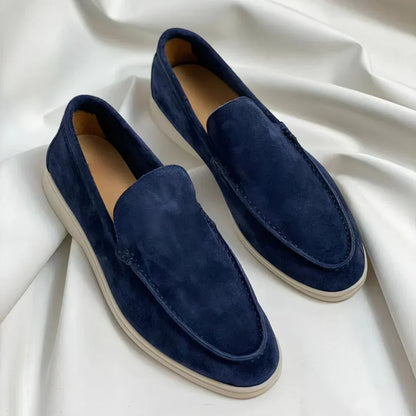 Lorenzo | Mocassino in camoscio premium