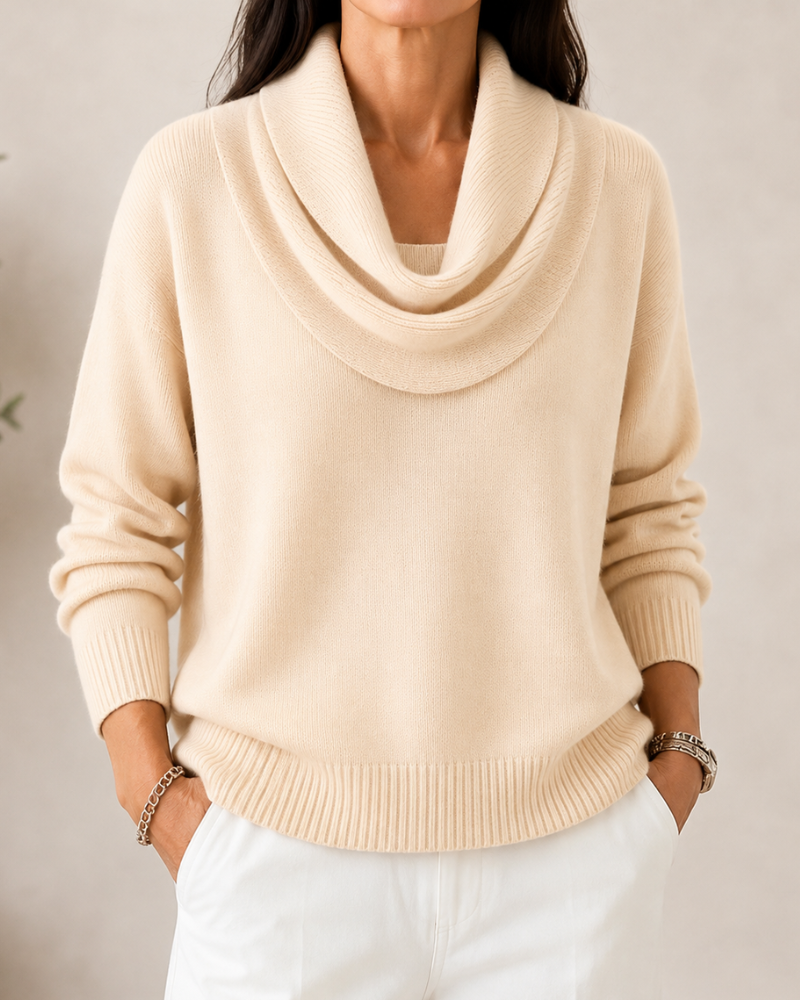 Élodie™ | Pull à col bénitier doux