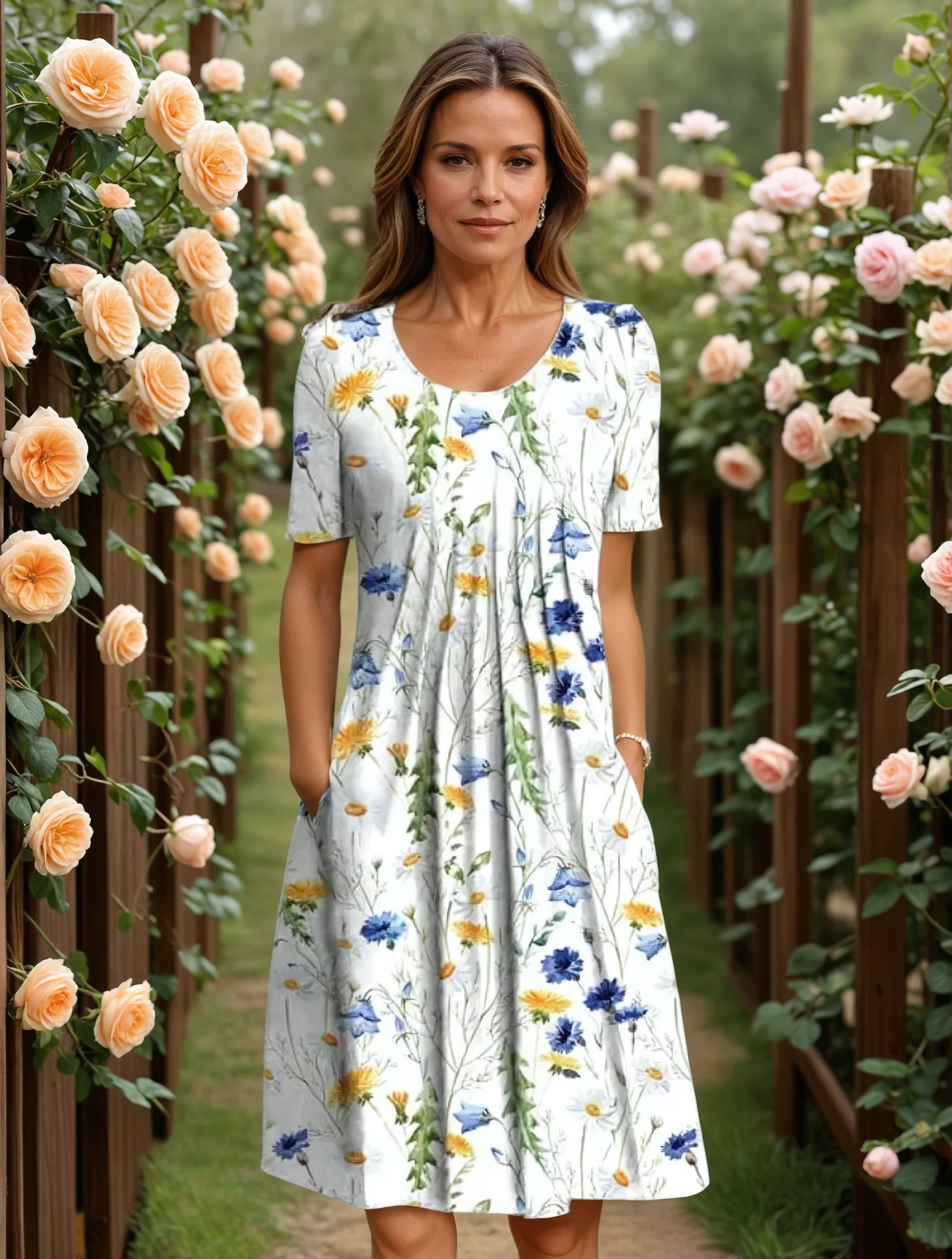 GEORGINA | ABITO ELEGANTE CON COPERTURA DELLA PANCIA