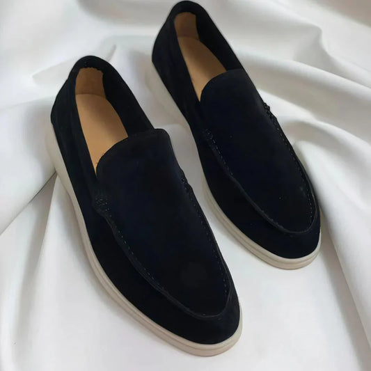 Lorenzo | Mocassino in camoscio premium