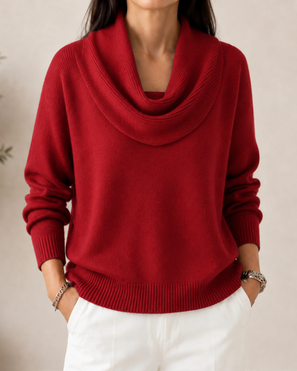 Élodie™ | Pull à col bénitier doux