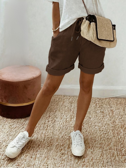 Eva | Shorts dal look lino comodi