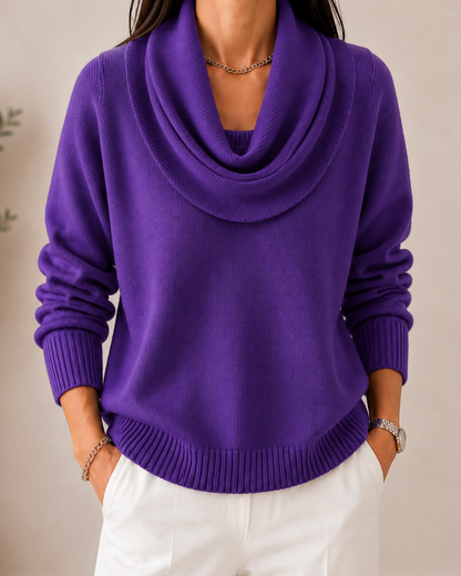 Élodie™ | Pull à col bénitier doux