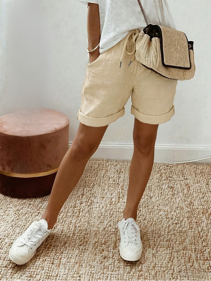 Eva | Shorts dal look lino comodi