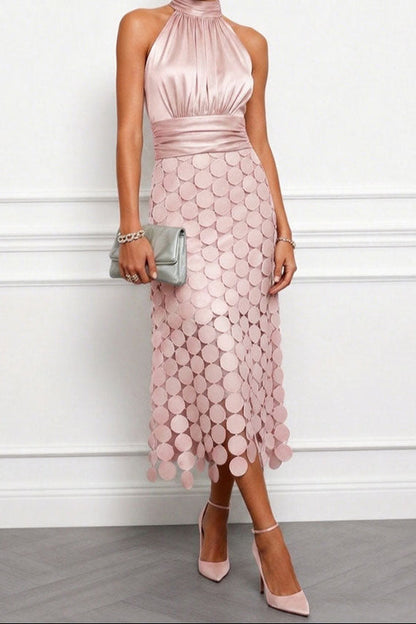 Celine | Élégante robe midi pour cérémonies