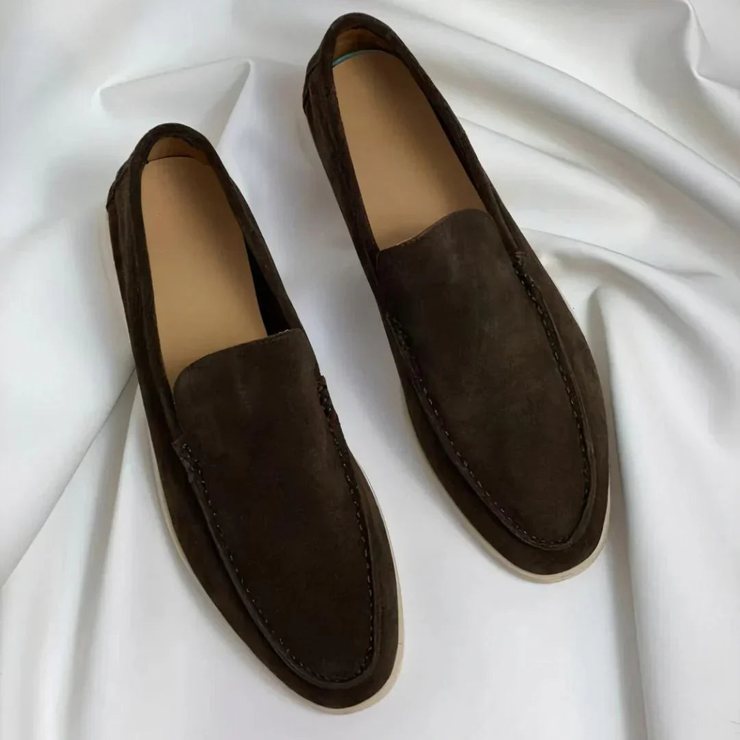 Lorenzo | Mocassino in camoscio premium