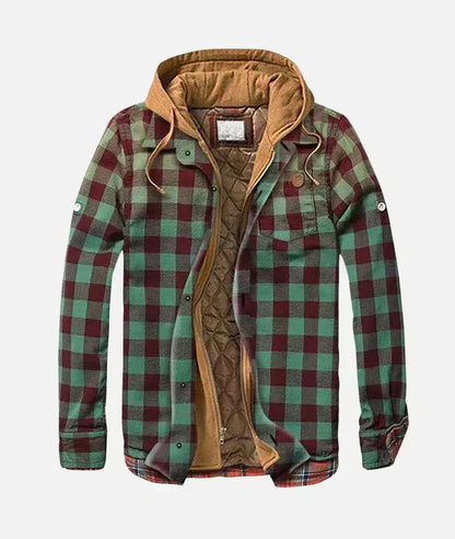 Étienne | Veste patchwork à motif damier