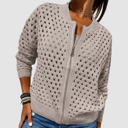Lyne™ Cardigan en maille premium