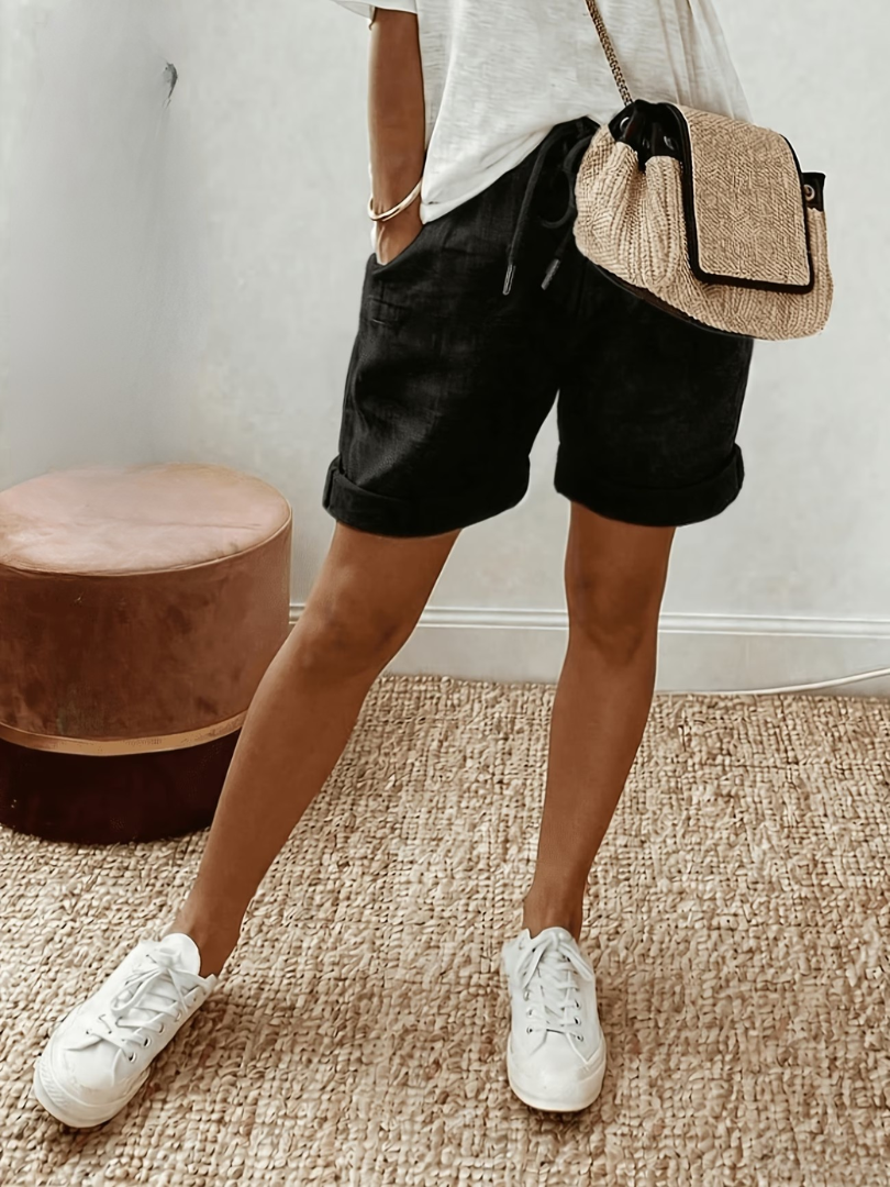 Eva | Shorts dal look lino comodi