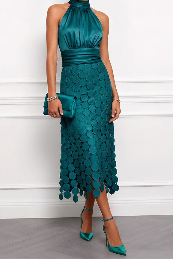 Celine | Élégante robe midi pour cérémonies