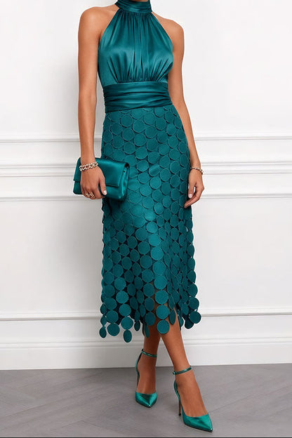 Celine | Élégante robe midi pour cérémonies