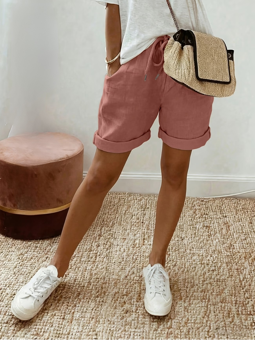 Eva | Shorts dal look lino comodi
