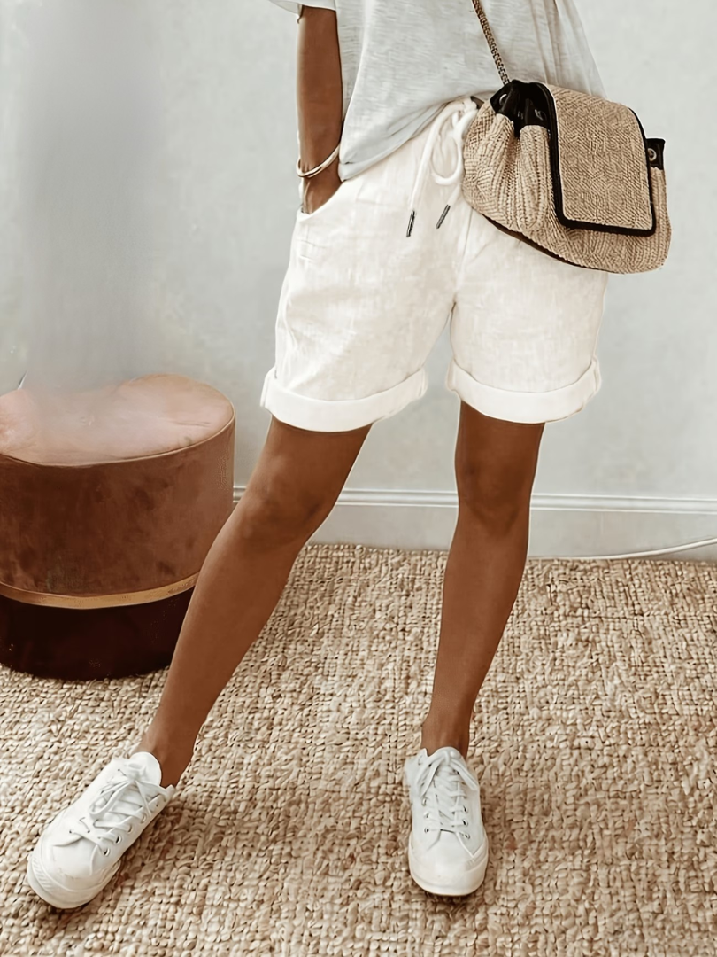 Eva | Shorts dal look lino comodi
