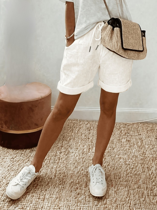 Eva | Shorts dal look lino comodi