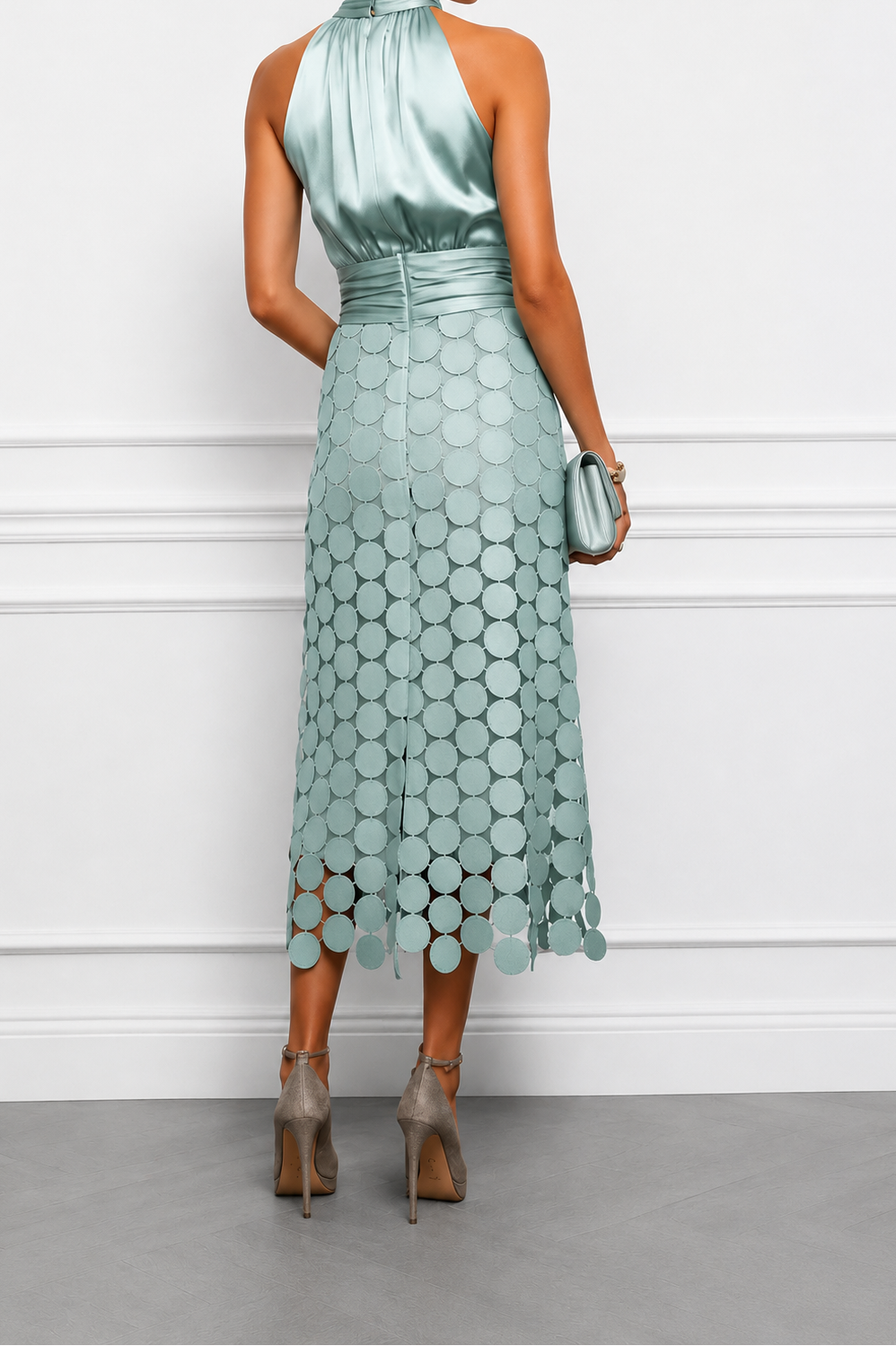 Celine | Élégante robe midi pour cérémonies