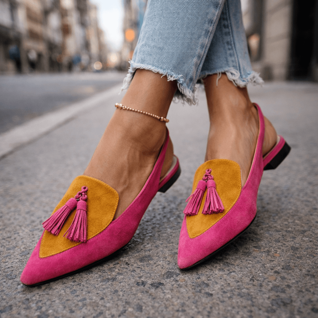 Eloisa | Sandali Eleganti con Pennacchi