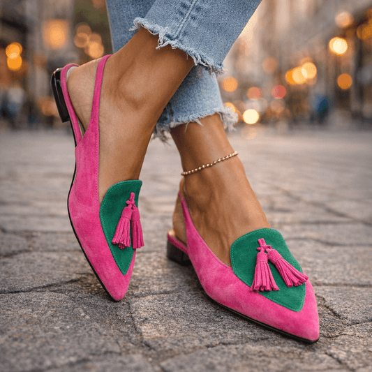 Eloisa | Sandali Eleganti con Pennacchi