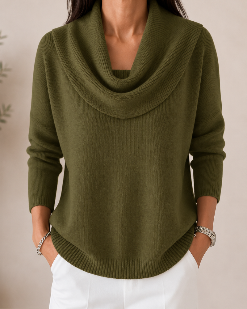 Élodie™ | Pull à col bénitier doux