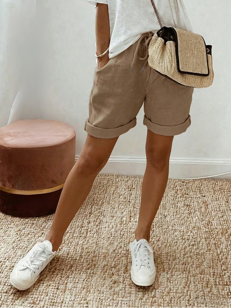 Eva | Shorts dal look lino comodi