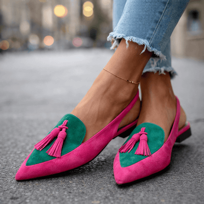 Eloisa | Sandali Eleganti con Pennacchi
