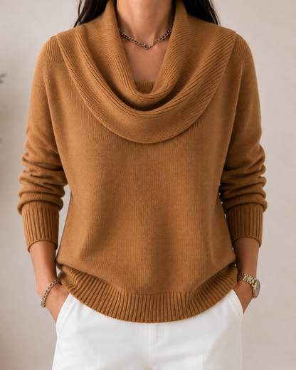 Élodie™ | Pull à col bénitier doux
