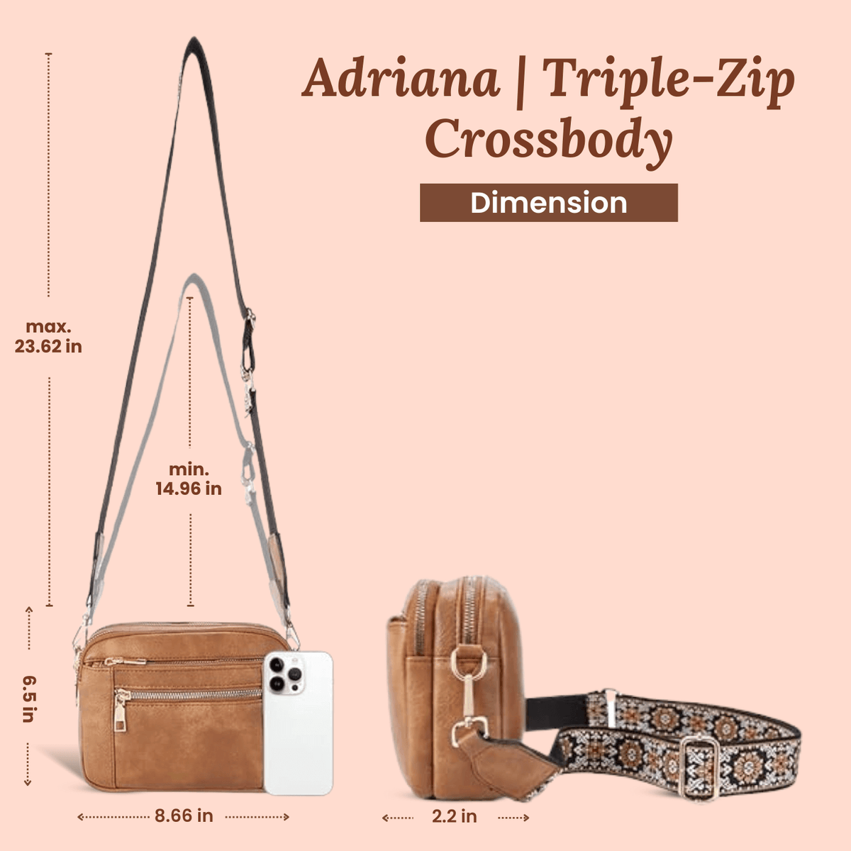 Le charme urbain de Costanza | Sac bandoulière
