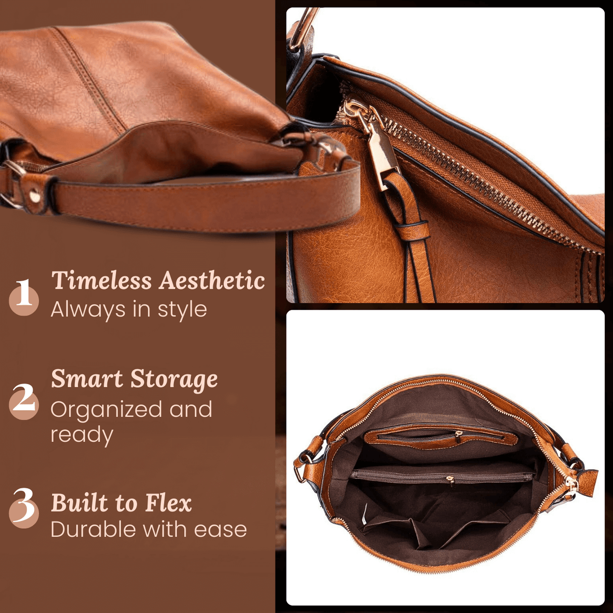 Le sac hobo convertible d'Aurora | Sac à épaule