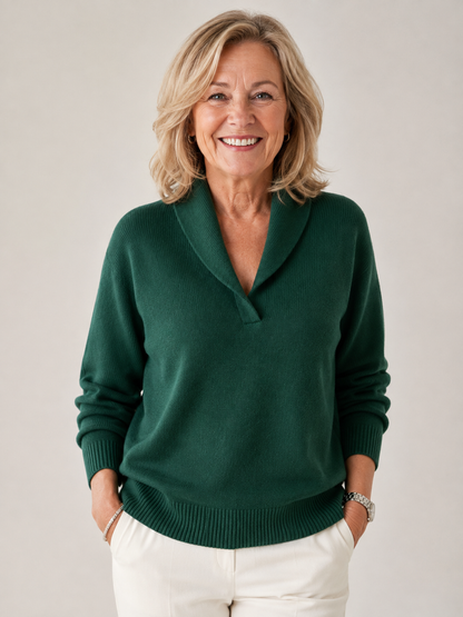 Hélène - Pull à col en châle