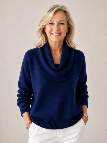 Élodie™ | Pull à col bénitier doux