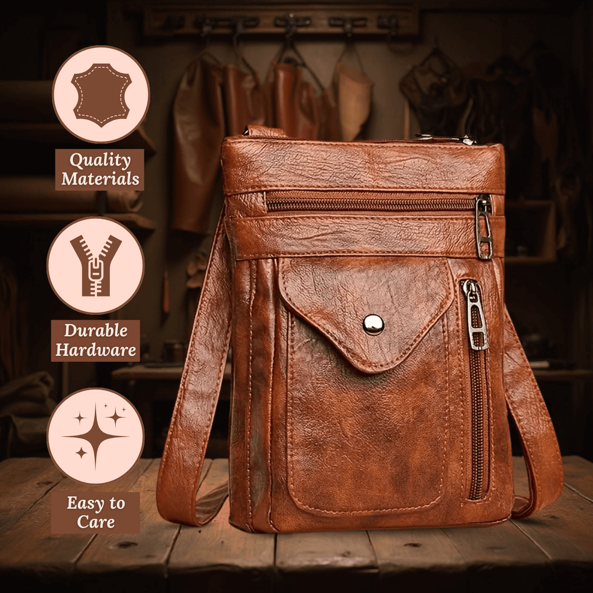 Le sac utilitaire de Vittoria | Sac bandoulière