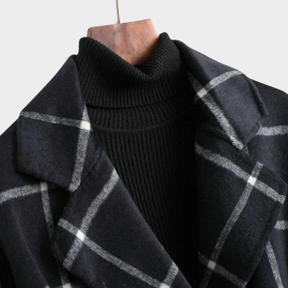 Amélie™ | Manteau d'automne à carreaux classiques