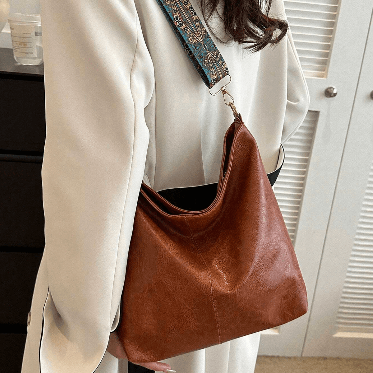 Sac texturé d’Alba | Sac à bandoulière
