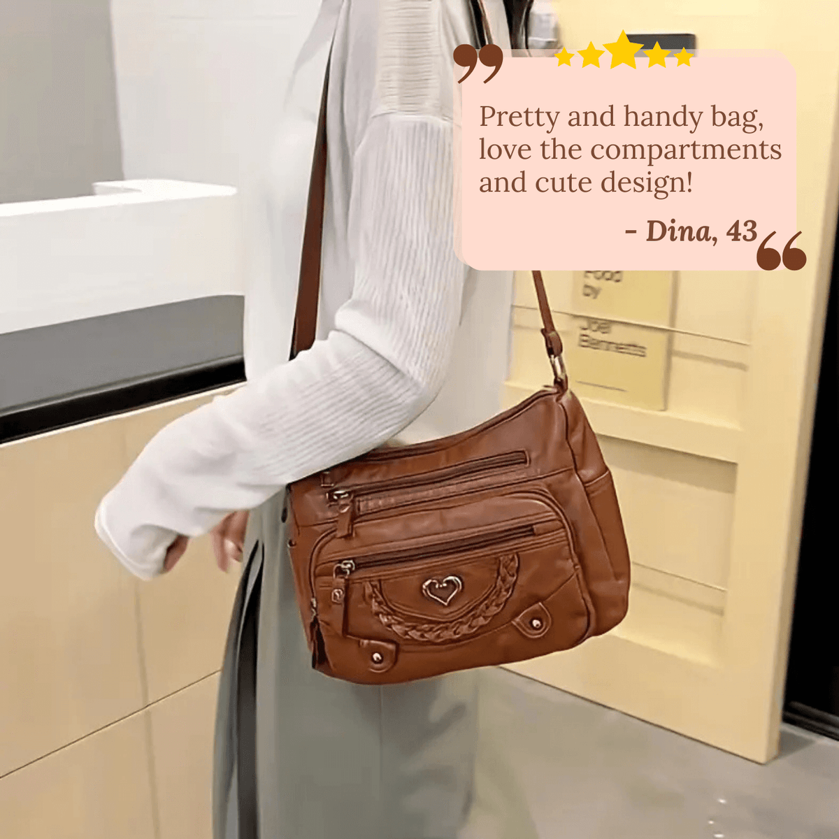 Le charme tressé de Greta | Sac bandoulière
