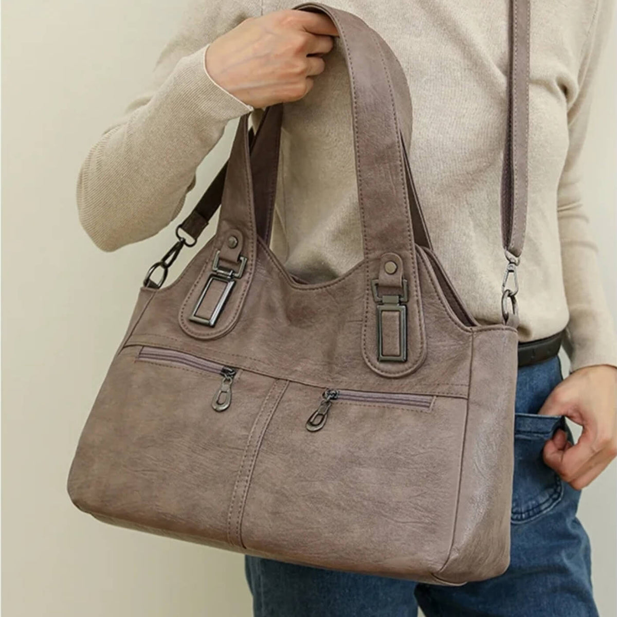 Dual-Zip de Flavia | Sac d'épaule