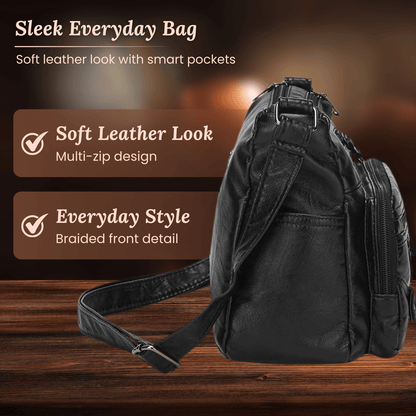 Le charme tressé de Greta | Sac bandoulière