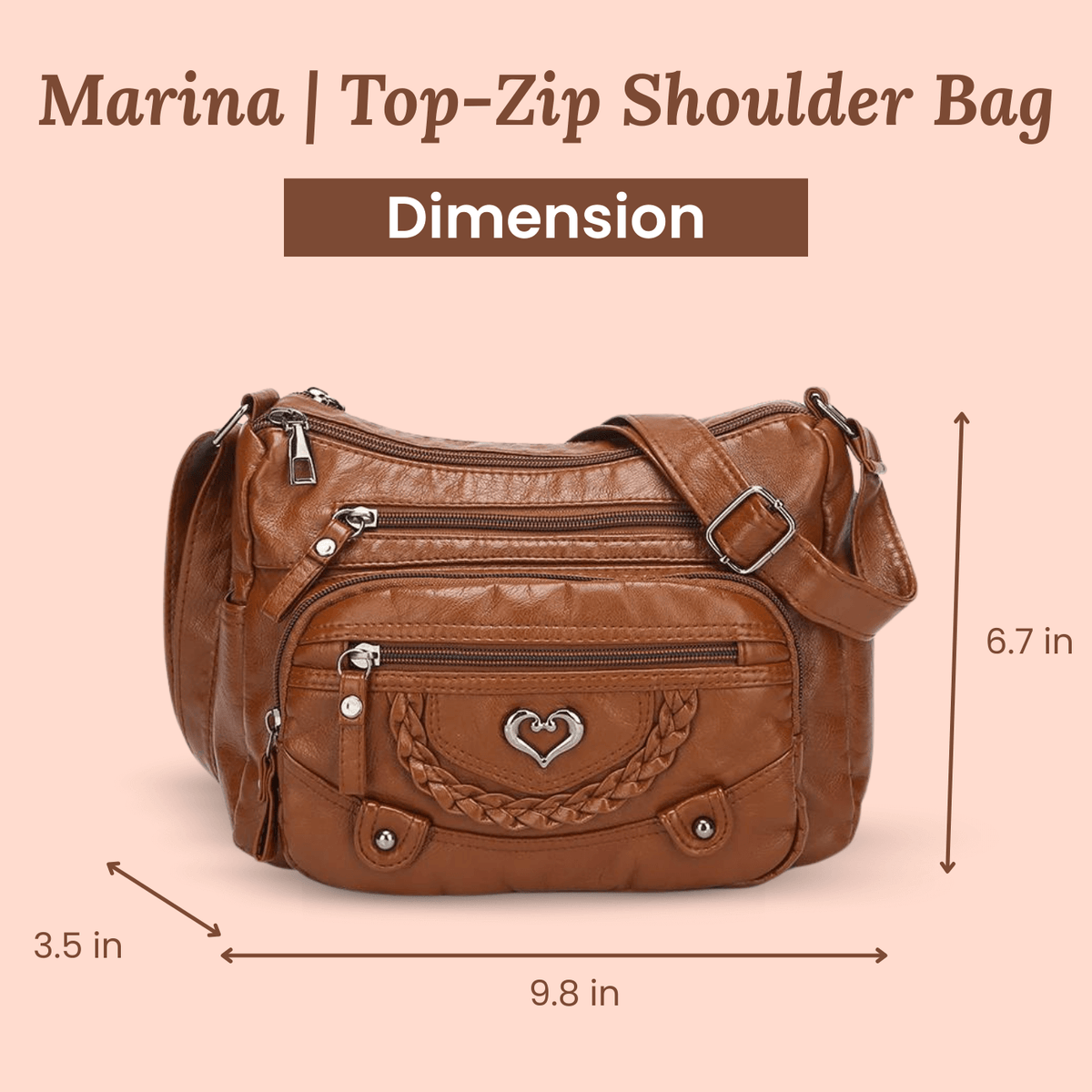 Le charme tressé de Greta | Sac bandoulière