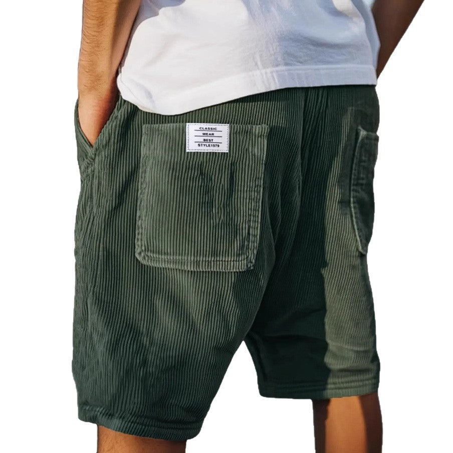 Vittorio | Pantaloncini in velluto eleganti da uomo