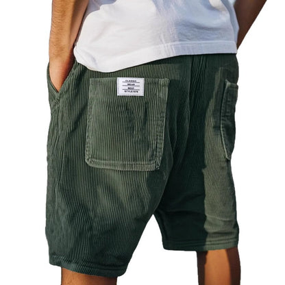 Vittorio | Pantaloncini in velluto eleganti da uomo