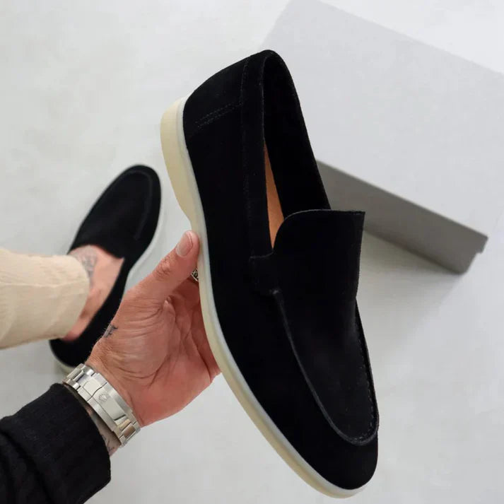 Lorenzo | Mocassino in camoscio premium