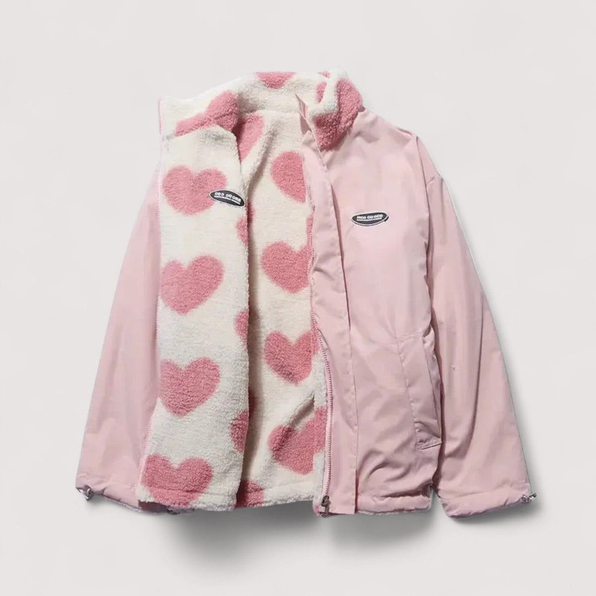 Danielle | Veste réversible en forme de cœur
