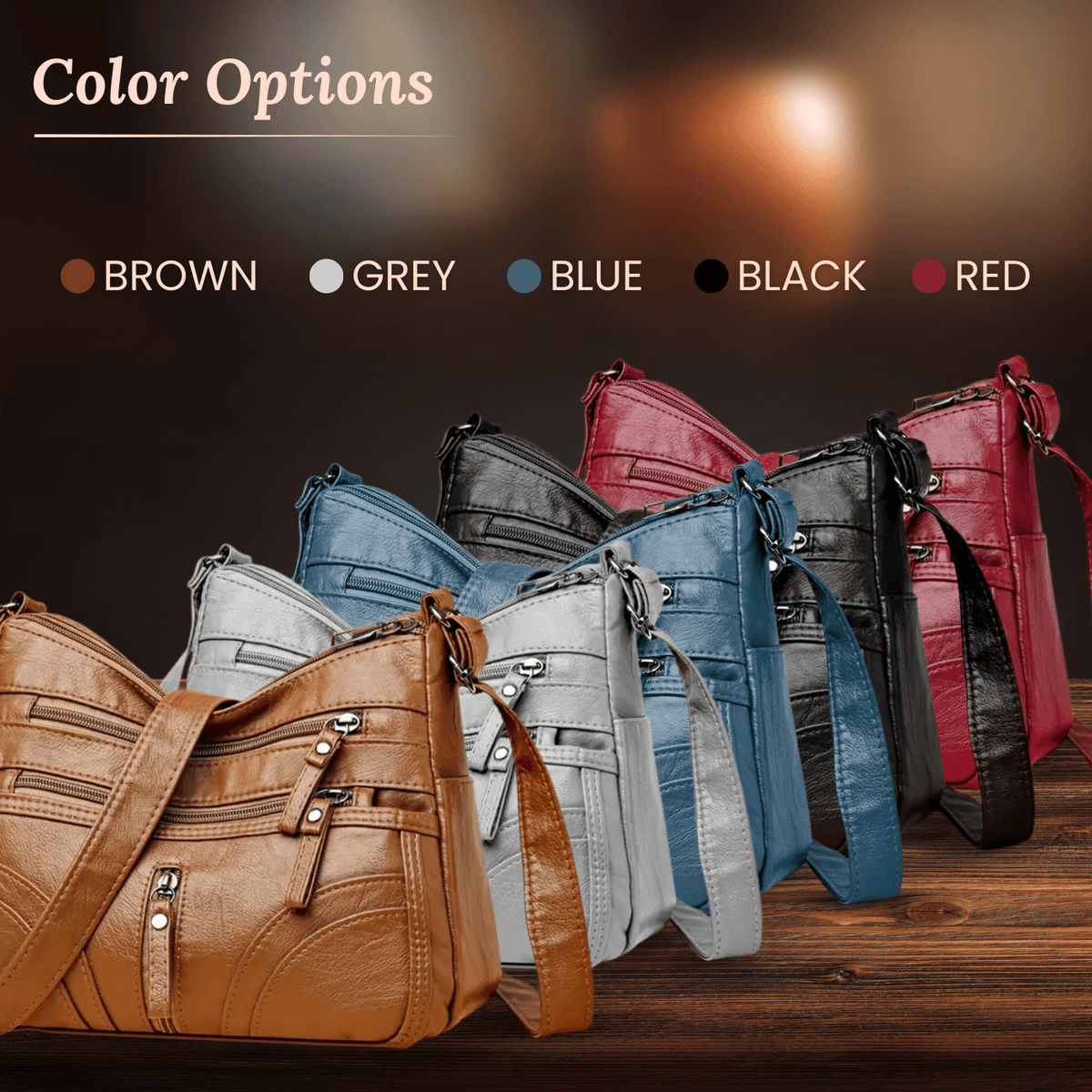 Giulia’s Multi-Zip | Sac bandoulière