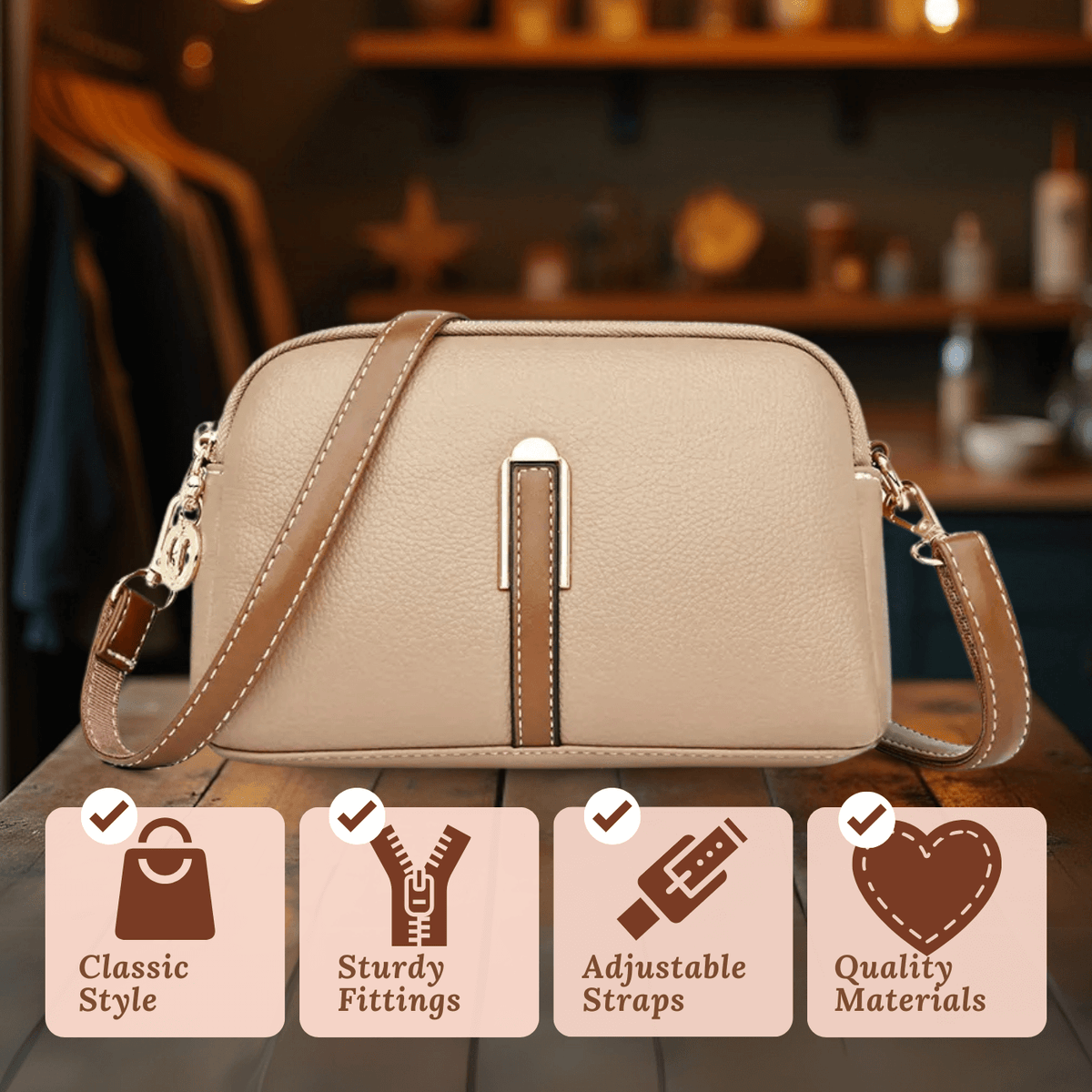 Le Classic Carry d'Isabella | Sac bandoulière