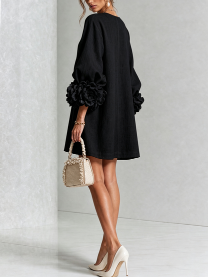 Celine - Robe chemise mini à boutons