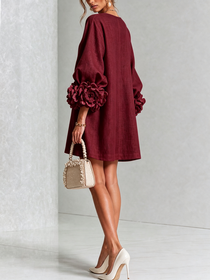 Celine - Robe chemise mini à boutons