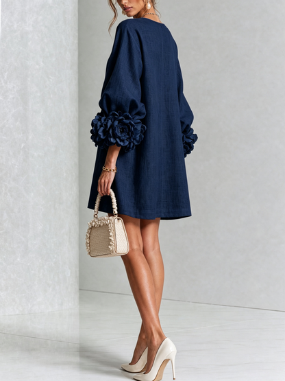 Celine - Robe chemise mini à boutons