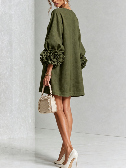 Celine - Robe chemise mini à boutons