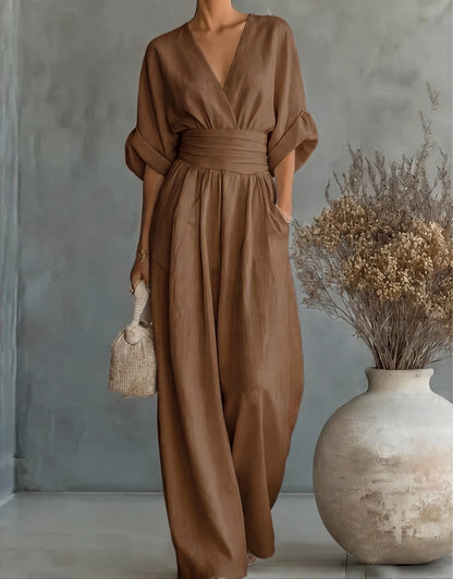 Elisa | Tuta elegante con tagli fluidi