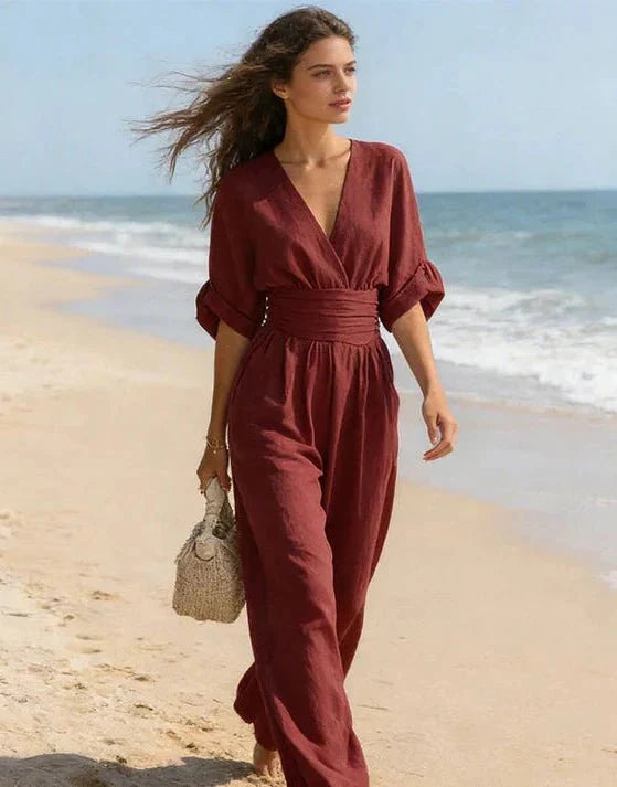 Elisa | Tuta elegante con tagli fluidi