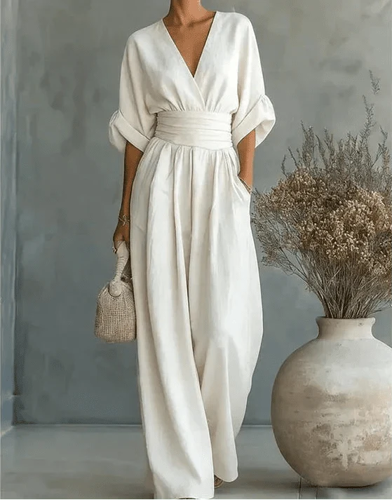 Elisa | Tuta elegante con tagli fluidi